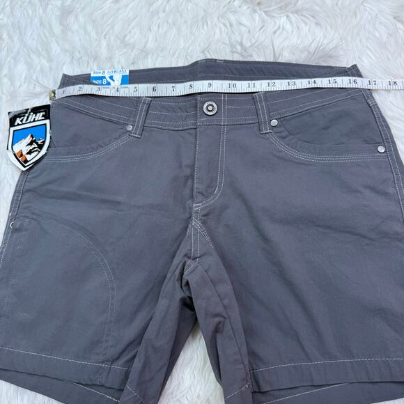 Kuhl KuhlKURVE Women's Splash 5.5" Shorts Gray Size 8 NWT Hiking Outdoor Camping - Picture 5 of 16